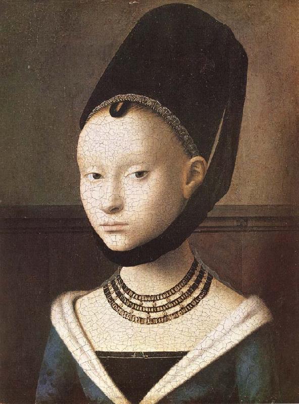 Petrus Christus Portrait of a Young Woman Sweden oil painting art